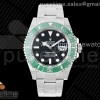 RF 롤렉스 신형 서브마리너 그린인서트 블랙다이얼 스틸브레이슬릿 Submariner 41mm 126610 LV Kermit 904L Steel RF1:1 Best Edition VR3235