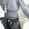 팬더샵 샤넬 23p 블랙 참장식 체인 22백 미니