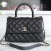 팬더샵 샤넬 스몰 플랩 백 코코 핸들 블랙 A92990