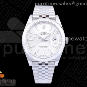 ARF 롤렉스 뉴 데이저스트41 화이트다이얼 쥬빌레브레이슬릿 New DateJust 41 126334 ARF 1:1 Best Edition 904L Steel White Dial on Jubilee Bracelet A2824