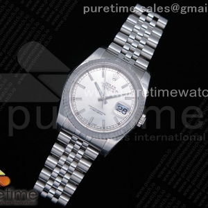 ARF V3 롤렉스 데이저스트36 실버다이얼 쥬빌레브레이슬릿 DateJust 36 SS 116234 ARF 1:1 Best Edition 904L Steel Silver Dial on Jubilee Bracelet SH3135 V3