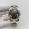 (당발) GMF 롤렉스 데이데이트40 그린다이얼 스틸브레이슬릿 (요일창 미세우쏠)