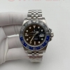 (당발) CLEANF 롤렉스 지엠티마스터2 블루/블랙인서트 블랙다이얼 쥬빌레브레이슬릿 (데이트휠 위쪽쏠림)