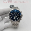 (당발) ZF V2 IWC 파일럿 크로노 블랙다이얼 스틸브레이슬릿 Pilot Chrono 2016 IW377710