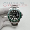 (당발) CLEANF 클린공장 롤렉스 신형 서브마리너 그린인서트 블랙다이얼 스틸브레이슬릿 스벅