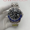 (#국내# 당발) CLEANF 클린공장 롤렉스 지엠티마스터2 블루/블랙인서트 블랙다이얼 스틸블레이슬릿 배트걸