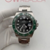 (#국내# 당발) CLEANF 클린공장 롤렉스 신형 서브마리너 그린인서트 블랙다이얼 스틸브레이슬릿 스벅