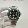 (#국내# 당발) CLEANF 클린공장 롤렉스 신형 서브마리너 그린인서트 블랙다이얼 스틸브레이슬릿 스벅