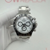 (#국내# 당발) CLEANF 클린공장 V3 롤렉스 데이토나 세라믹베젤 화이트다이얼 스틸브레이슬릿