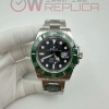 (#국내# 당발) CLEANF 클린공장 롤렉스 신형 서브마리너 그린인서트 블랙다이얼 스틸브레이슬릿 스벅