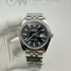 (#국내# 당발) CLEANF 클린공장 롤렉스 데이저스트41 블랙다이얼 스틸브레이슬릿