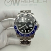 (#국내# 당발) CLEANF 클린공장 롤렉스 지엠티마스터2 블루/블랙인서트 블랙다이얼 스틸블레이슬릿 배트걸