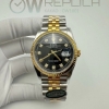 (#국내# 당발) CLEANF 클린공장 롤렉스 데이저스트36 옐로우골드콤비 블랙텐포인트다이얼 쥬빌레브레이슬릿