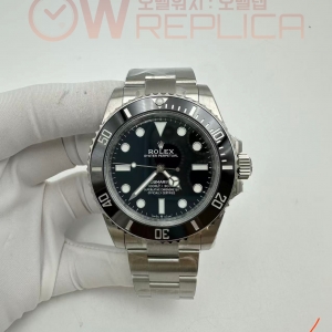 (#국내# 당발) VSF 롤렉스 신형서브마리너 논데이트 블랙다이얼 스틸브레이슬릿