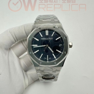 (#국내# 당발) TOPF 오데마피게 로얄오크 15510 블루다이얼 스틸브레이슬릿