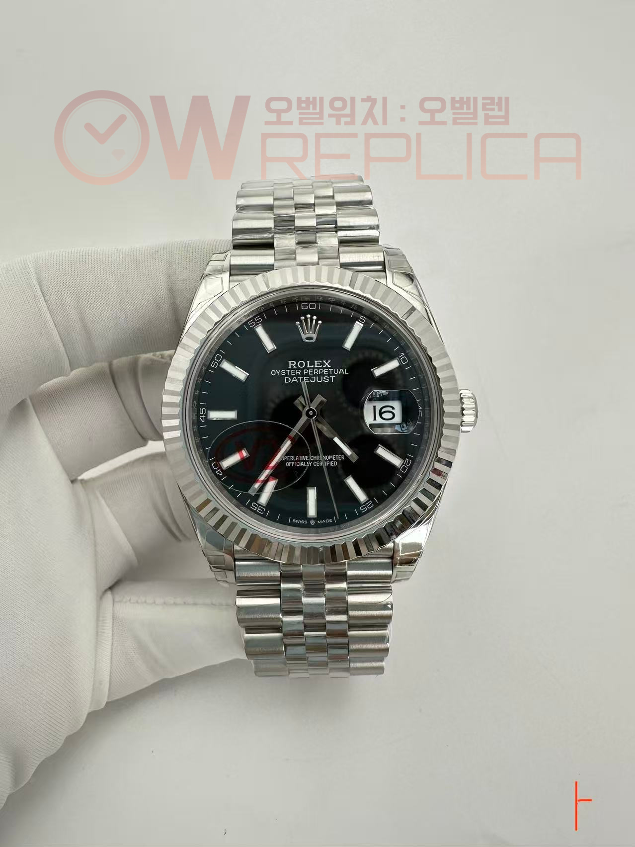 (#국내# 당발) VSF V2 롤렉스 데이저스트41 블랙다이얼 쥬빌레브레이슬릿 133g