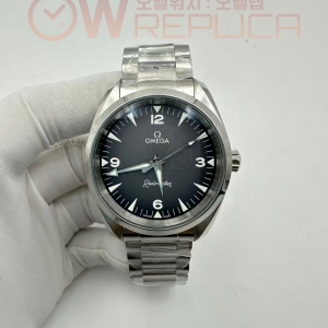 (당발) VSF 오메가 씨마스터 헤리티지 레일마스터 38미리 그레이다이얼 스틸브레이슬릿