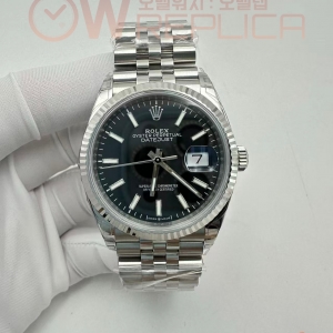 (#국내# 당발) VSF 롤렉스 데이저스트36 블랙다이얼 스틸브레이슬릿