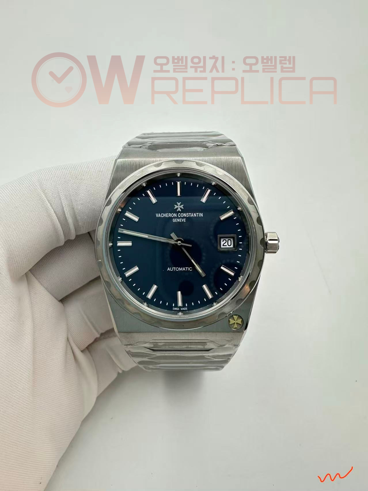 (#국내# 당발) PPF 바쉐론콘스탄틴 히스토릭222 블루다이얼 스틸브레이슬릿