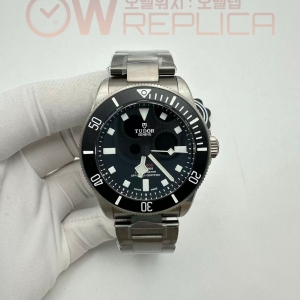 (#국내# 당발) ZF V2 튜더 펠라고스 티타늄 39미리 블랙다이얼 스틸브레이슬릿