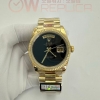 (#국내# 당발) QF 롤렉스 데이데이트36 텅스텐(Cu-W) 옐로우골드 오닉스다이얼 스틸브레이슬릿