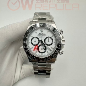 (#국내# 당발)VSF 롤렉스 2023데이토나 세라믹베젤 화이트다이얼 스틸브레이슬릿