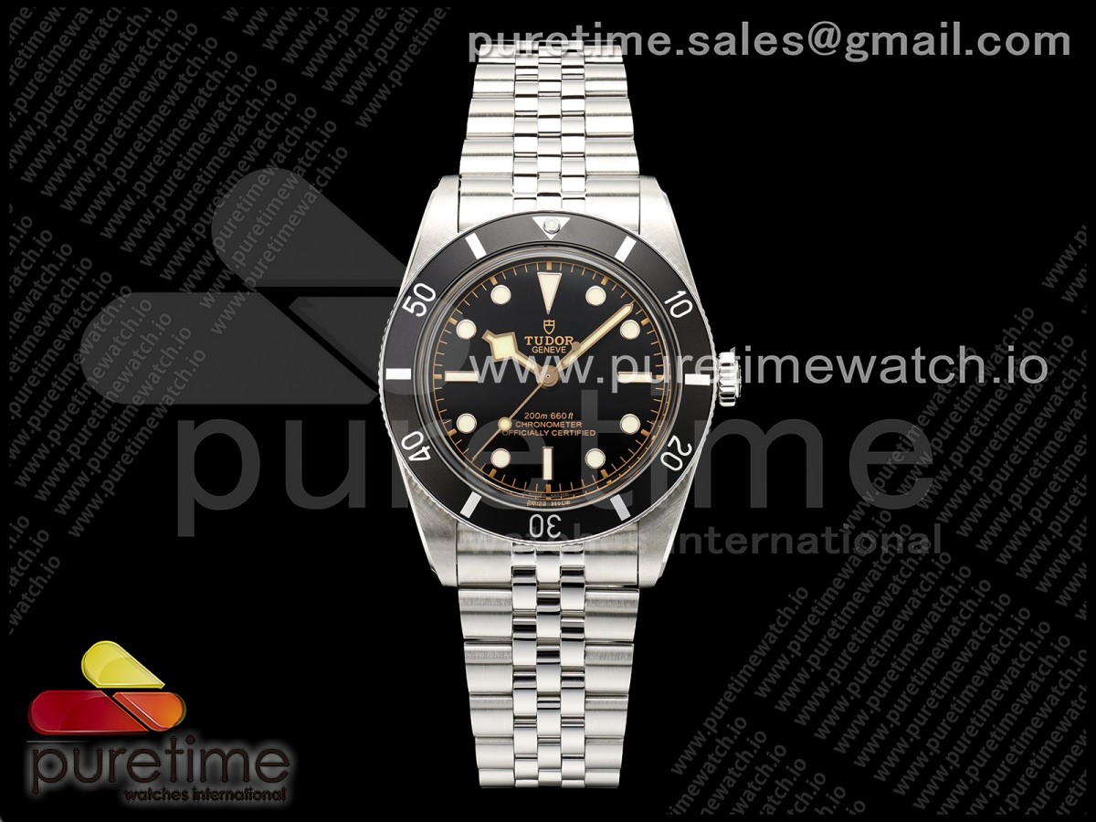 ZF 튜더 헤리티지 블랙베이37  블랙다이얼 쥬빌레브레이슬릿 Heritage Black Bay 37mm SS ZF 1:1 Best Edition Black Dial on SS Bracelet A2824