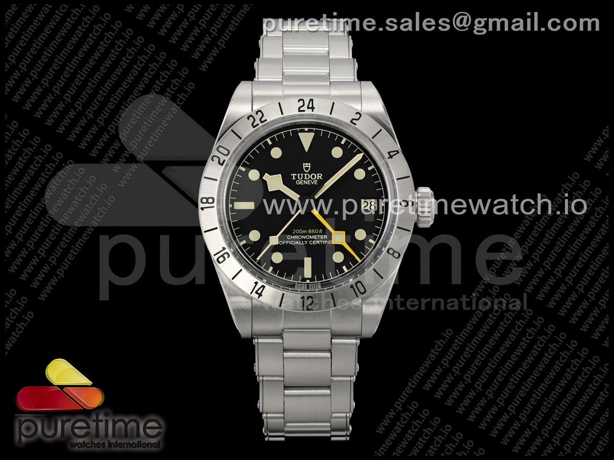 ZF 튜더 블랙베이 프로 지엠티 블랙다이얼 스틸브레이슬릿 Black Bay Pro GMT SS ZF 1:1 Best Edition Black Dial on SS Bracelet VR3186