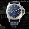 TTF 파네라이 루미노르 티타늄 44미리 PAM1117 블루다이얼 블루케블라스트랩  PAM1117 Titanium TTF 1:1 Best Edition Blue Dial on Blue Kevlar Composite Strap A9010