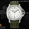 TTF 파네라이 루미노르 티타늄 44미리 PAM1087 화이트다이얼 그린러버스트랩 PAM1087 W TTF Best Edition White Dial on Green Rubber Strap A6497