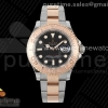 KF 롤렉스 요트마스터 로즈골드 포금 콤비 블랙다이얼 스틸브레이슬릿 Yacht-Master 126621 KF 1:1 Best Edition RG Wrapped Black Dial on SS/RG Bracelet VR3135