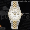GMF 롤렉스 데이저스트36 옐로우골드 포금콤비 화이트텐포인트다이얼 스틸브레이슬릿  DateJust 36 SS/YG 126233 JDF Gold Wrapped 904L Steel White Dial Diamonds Markers on Jubilee Bracelet (Increase Weight)