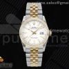GMF 롤렉스 데이저스트36 옐로우골드 포금콤비 화이트다이얼 스틸브레이슬릿  DateJust 36 SS/YG 126233 JDF Gold Wrapped 904L Steel White Dial Stick Markers on Jubilee Bracelet (Increase Weight)