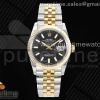 GMF 롤렉스 데이저스트36 옐로우골드 포금콤비 블랙다이얼 스틸브레이슬릿  DateJust 36 SS/YG 126233 JDF Gold Wrapped 904L Steel Black Dial Stick Markers on Jubilee Bracelet (Increase Weight)