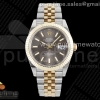 GMF V2 롤렉스 데이저스트41 옐로우골드 포금콤비 그레이다이얼 스틸브레이슬릿 DateJust 41 SS/YG 126333 JDF Gold Wrapped 904L Steel Brown Dial Stick Markers on Jubilee Bracelet V2