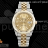 GMF V2 롤렉스 데이저스트41 옐로우골드 포금콤비 골드다이얼 스틸브레이슬릿 DateJust 41 SS/YG 126333 JDF Gold Wrapped 904L Steel YG Dial Stick Markers on Jubilee Bracelet V2
