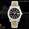 GMF V2 롤렉스 데이저스트41 옐로우골드 포금콤비 블랙다이얼 스틸브레이슬릿  DateJust 41 SS/YG 126333 JDF Gold Wrapped 904L Steel Black Dial Stick Markers on Jubilee Bracelet V2