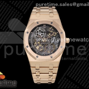 ZF 오데마피게 로얄오크 16204 오픈워크 로즈골드 스켈레톤다이얼 스틸브레이슬릿 Royal Oak Openworked 16204 RG ZF 1:1 Best Edition Skeleton Dial on RG Bracelet A7124