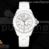 EAST(HTF)공장 샤넬 J12 화이트세라믹 33미리 화이트이얼 아라비안인덱스 J13 33mm East Factory 1:1 Best Edition White Korea Ceramic White Dial on Bracelet Swiss Quartz