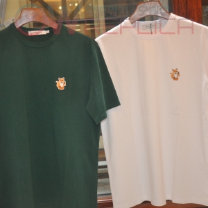 탑키츠네 메종키츠네 올라잇폭스 클래식 라운드 반팔 티셔츠 (2컬러)