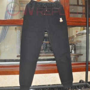 탑키츠네 메종키츠네 명상폭스 트레이닝 면 블랙조거팬츠