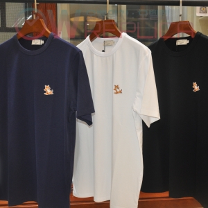 탑키츠네 메종키츠네 칠랙스폭스 라운드 면티셔츠 (3컬러)