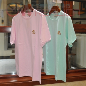 탑키츠네 메종키츠네 칠랙스폭스 라운드 티셔츠 (2컬러)