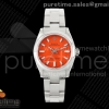 DIWF 롤렉스 오이스터 퍼페츄얼 31미리 레드다이얼 스틸브레이슬릿  Oyster Perpetual 31mm 277200 DIWF Best Edition Orange Dial on SS Bracelet A2232