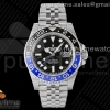 CLEANF 클린공장 롤렉스 지엠티마스터2  블루/블랙인서트 블랙다이얼 스틸블레이슬릿 배트걸 GMT-Master II 126710 BLNR Blue/Black Ceramic Clean Factory Best Edition on Jubilee Bracelet DD3285 CHS