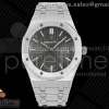 APSF V2 오데마피게 로얄오크 15500 그레이다이얼 스틸브레이슬릿 Royal Oak 15500 SS APSF 1:1 Best Edition Gray Dial on SS Bracelet SA4302 Super Clone V2 (SW Dial)