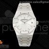 APSF V3 오데마피게 로얄오크 15500 SW실버다이얼 스틸브레이슬릿 Royal Oak 15500 SS APSF 1:1 Best Edition White Dial on SS Bracelet SA4302 Super Clone V3 (Free Sprung)