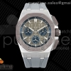 APSF 오데마피게 로얄오크 오프쇼어 26420IO 그레이다이얼 그레이러버스트랩 Royal Oak Offshore Chrono 26420IO APSF 1:1 Best Edition Gray Dial on Rubber Strap SA4401 Super Clone