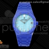 APSF 오데마피게 로얄오크 15500 블루세라믹 티파니블루다이얼 세라믹브레이슬릿  Royal Oak 15500 Blue Ceramic APSF 1:1 Best Edition Tiffany Blue Dial on Bracelet SA4302 Super Clone