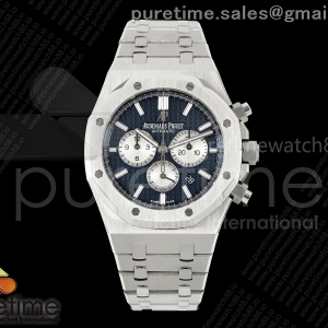 APSF 오데마피게 로얄오크 크로노 26331 블루/화이트다이얼 스틸브레이슬릿 Royal Oak Chrono 26331 SS APSF 1:1 Best Edition Blue/White Dial on SS Bracelet A2385